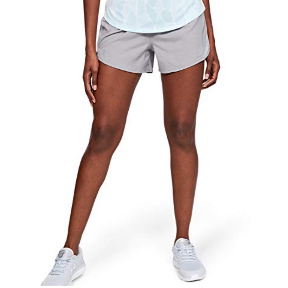Under Armour NWT Women's Fly By 2.0 Wolf Gray Running Athletic Shorts, Size S